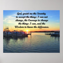 URSPRÜNGLICH AUF DEM SEE SERENITY PRAYER