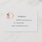 Ursprünglich - Doppelseitige Visitenkarte (Rückseite)