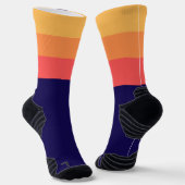 Ursprünglich gestreifte Socken. Personalisiert. Te Socken (Gewinkelt)