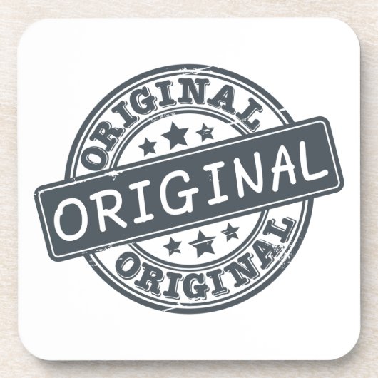 Ursprünglich - GummiBriefmarke Getränkeuntersetzer (Vorderseite)