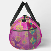URSPRÜNGLICH Lila rosa Muster - Duffel-Beutel Duffle Bag (Rechts)