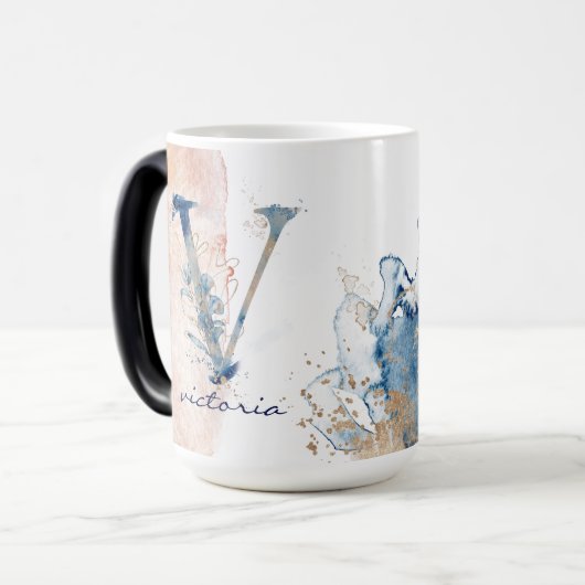 Ursprünglich V Modernes elegantes Ocean Gold Wasse Verwandlungstasse (Vorderseite Links)