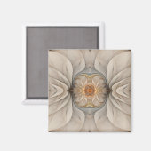 Ursprünglich war die Abstrakte Blüte. Magnet (Vorderseite/Rückseite)