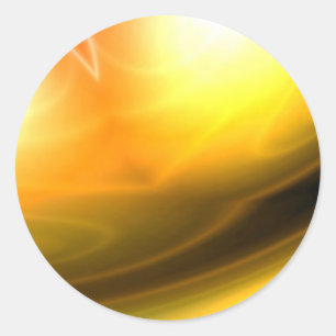 Ursprüngliche abstrakte Digital-Kunst Runder Aufkleber