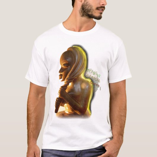 Ursprüngliche afrikanische Königin T-Shirt (Vorderseite)
