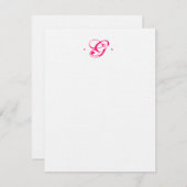 Ursprüngliche Anmerkung Mitteilungskarte (Vorne/Hinten)