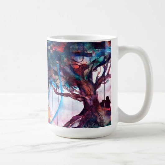 Ursprüngliche Baum-Kunst-Kaffee-Tasse Kaffeetasse (Rechts)