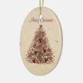 Ursprüngliche Baum-Verzierung Keramikornament (Links)