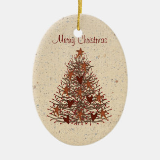 Ursprüngliche Baum-Verzierung Keramikornament