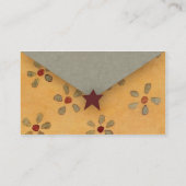 Ursprüngliche BlumenVisitenkarte Visitenkarte (Rückseite)