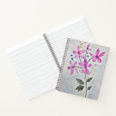 Ursprüngliche botanische Blumenmalerei Notizblock (Innenseite)