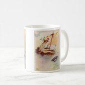 Ursprüngliche Buchillustration Peter Pans - Kaffeetasse (VorderseiteRechts)