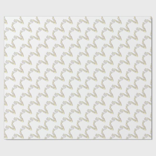 Ursprüngliche Buchstaben V Monogramm personalisier Geschenkpapier (Flach)