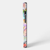 Ursprüngliche Butterfly Wasserfarbe Lila und Orang iPhone Hülle (Linke Seite)