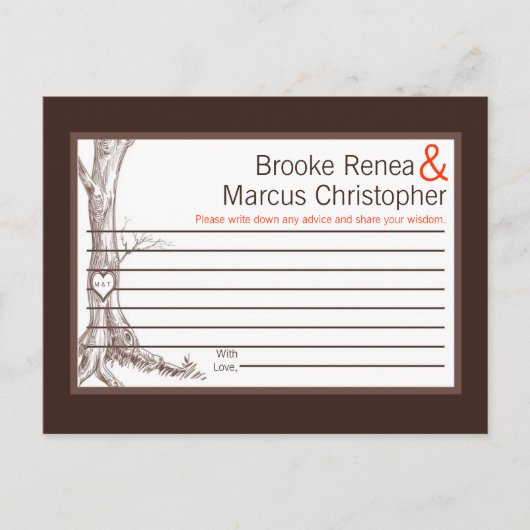 Ursprüngliche Carvings der Schriftkarte Hinweiskarte (Vorderseite)