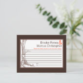 Ursprüngliche Carvings der Schriftkarte Hinweiskarte (Stehend Vorderseite)