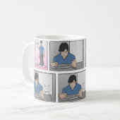 Ursprüngliche Cody Comic-Tasse Kaffeetasse (Vorderseite Links)