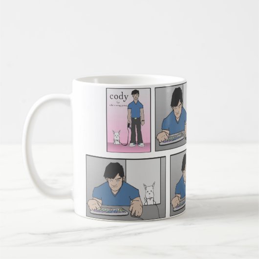 Ursprüngliche Cody Comic-Tasse Kaffeetasse (Links)