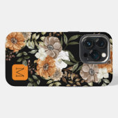 Ursprüngliche Elegante Farbe passend Schwarz/Braun iPhone Hülle (Rückseite (Horizontal))