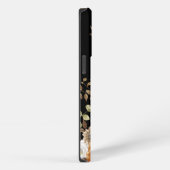 Ursprüngliche Elegante Farbe passend Schwarz/Braun iPhone Hülle (Rechte Seite)