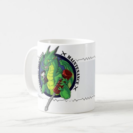 "Ursprüngliche" Entwurfs-Tasse (R. Hand) Kaffeetasse (Vorderseite Links)