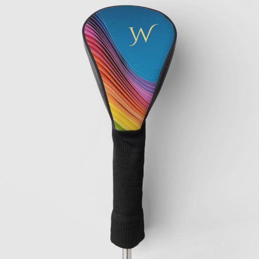 Ursprüngliche farbige Welle Golf Headcover (Vorderseite)