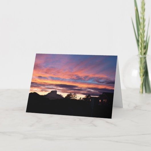 URSPRÜNGLICHE FOTOGRAFIE "CRACK 'O DAWN" KARTE (Vorderseite)