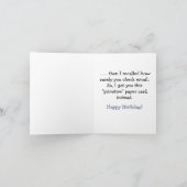 Ursprüngliche Geburtstags-Karte Karte (Innenseite)