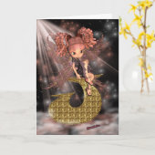 Ursprüngliche Geburtstagskarte J, Niedliche kleine Karte (Gelbe Blume)