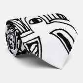 Ursprüngliche Gekritzel-Kunst-Krawatte Krawatte (Gerollt)