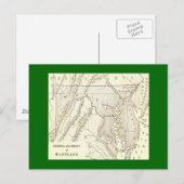 Ursprüngliche Grenzen von Maryland Postcard Postkarte (Vorne/Hinten)