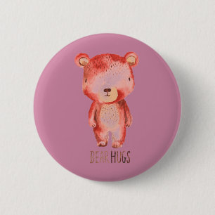 Ursprüngliche Hand gezeichneter niedlicher Button