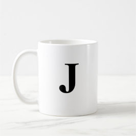 Ursprüngliche J & Personalisiert Name Coffee Tasse
