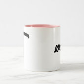 Ursprüngliche J & Personalisiert Name Coffee Tasse (Mittel)