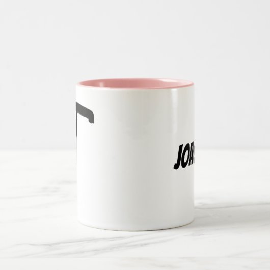 Ursprüngliche J & Personalisiert Name Coffee Tasse (Mittel)