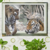 Ursprüngliche Jungle Print Geschirrtuch (Gefaltet)