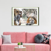 Ursprüngliche Jungle Print Leinwanddruck (Insitu (Wohnzimmer))