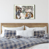 Ursprüngliche Jungle Print Leinwanddruck (Insitu (Schlafzimmer))