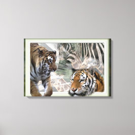 Ursprüngliche Jungle Print Leinwanddruck