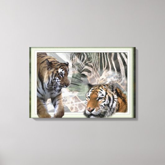 Ursprüngliche Jungle Print Leinwanddruck (Vorderseite)