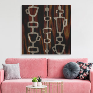 Ursprüngliche Kaffee-Kunst Leinwanddruck