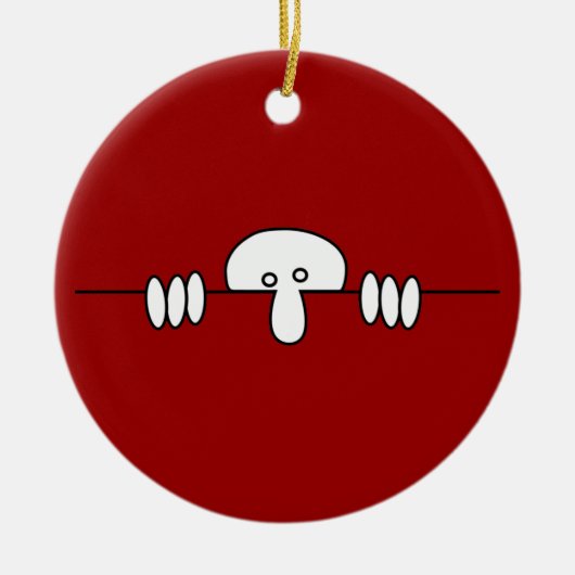 Ursprüngliche Kilroy Verzierung Keramik Ornament (Vorne)