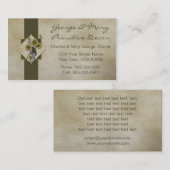 Ursprüngliche Krähen-und Visitenkarte (Vorne/Hinten)