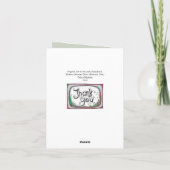 Ursprüngliche Kunst-Anmerkungs-Karte, weiße Karte (Rückseite)