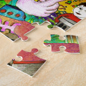 Ursprüngliche Kunst "des Fall-Denkenden Unfalles" Puzzle (Seite)