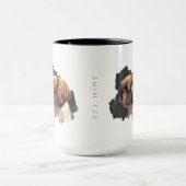 Ursprüngliche Kunst-Tasse Shih Tzu Tasse (Zentrum)