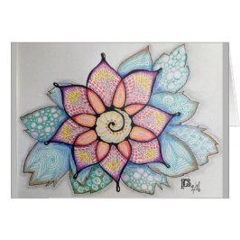 Ursprüngliche Kunst, welche die leere Karte,