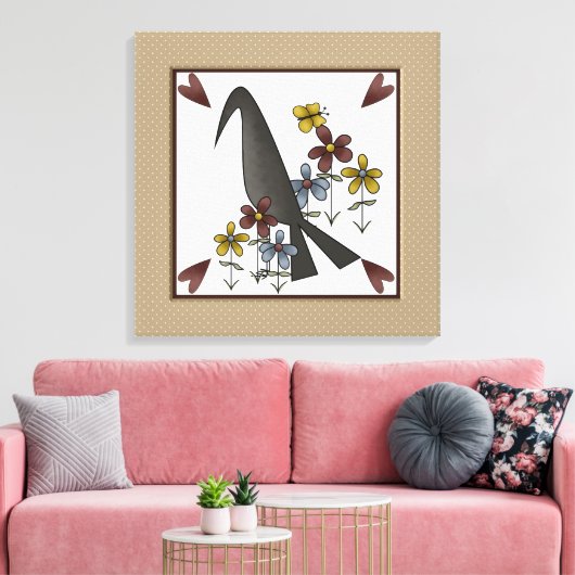 Ursprüngliche Länderkruste Leinwanddruck (Insitu (Wohnzimmer))