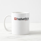Ursprüngliche LoveHelvetica Logo-Tasse Kaffeetasse (Links)
