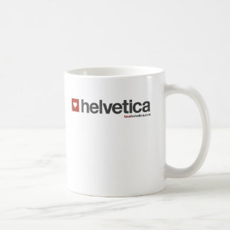 Ursprüngliche LoveHelvetica Logo-Tasse Kaffeetasse